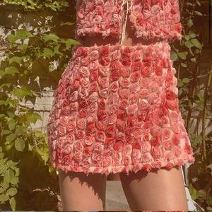 BORN SUPPLY ROSE SKIRT NEW WITH TAGS XS